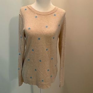 J. Crew Polka Dot Sweater